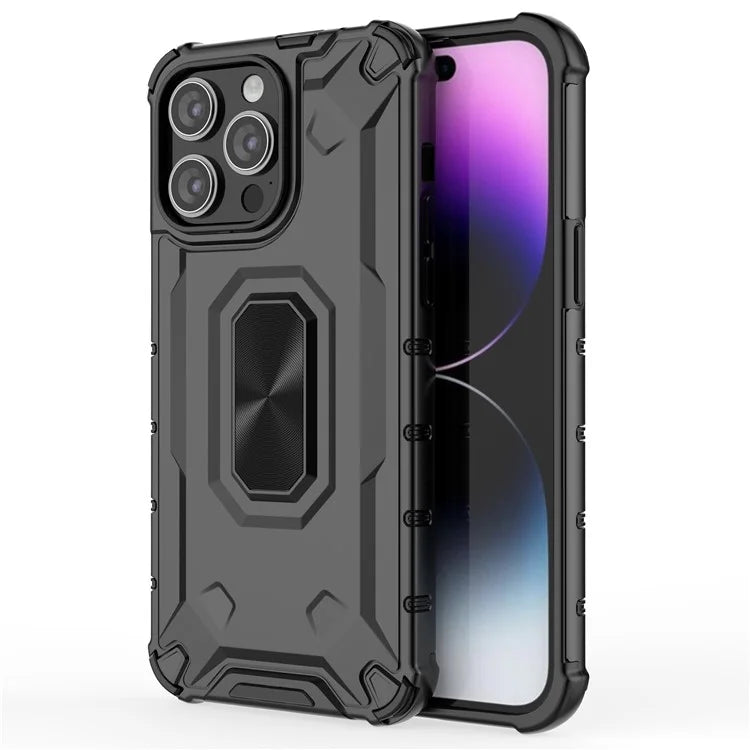 For iPhone 14 Pro Max Case Anti-scratch Hard PC Soft TPU Phone Protective Cover