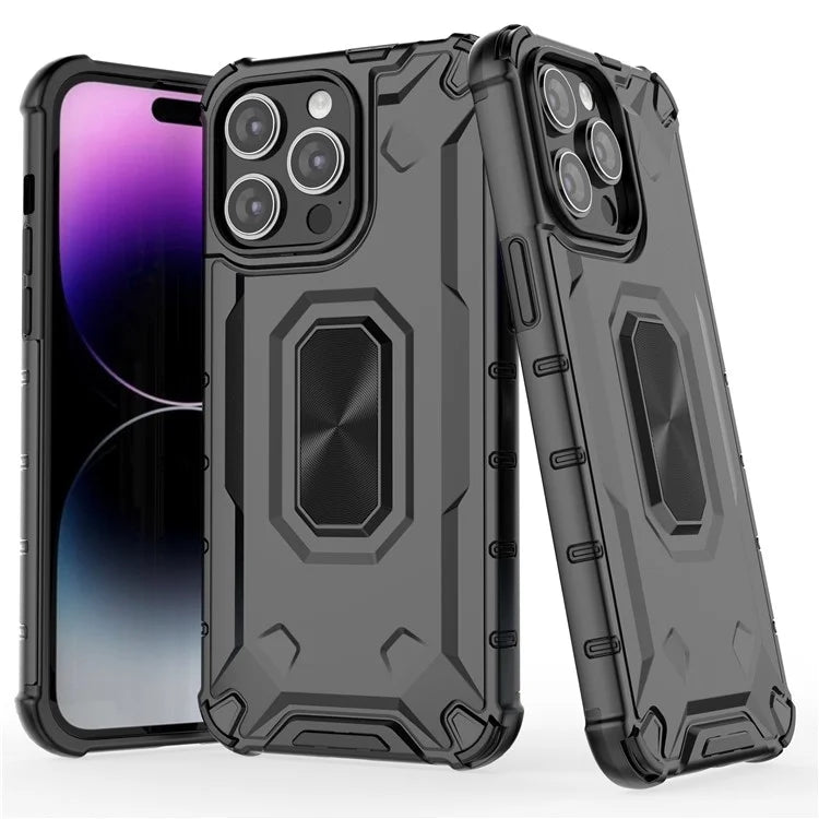 For iPhone 14 Pro Max Case Anti-scratch Hard PC Soft TPU Phone Protective Cover