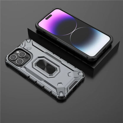 For iPhone 14 Pro Max Case Anti-scratch Hard PC Soft TPU Phone Protective Cover