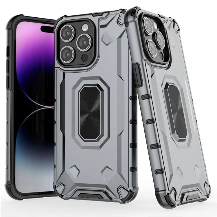 For iPhone 14 Pro Max Case Anti-scratch Hard PC Soft TPU Phone Protective Cover
