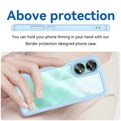 For Oppo A78 4G Case Scratch-resistant TPU+Acrylic Phone Shell Cover