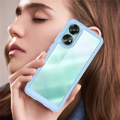 For Oppo A78 4G Case Scratch-resistant TPU+Acrylic Phone Shell Cover