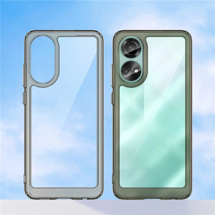 For Oppo A78 4G Case Scratch-resistant TPU+Acrylic Phone Shell Cover