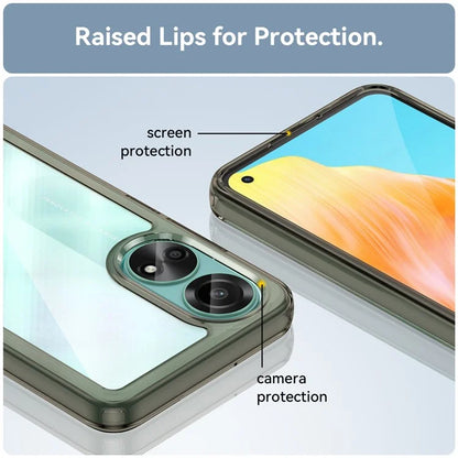 For Oppo A78 4G Case Scratch-resistant TPU+Acrylic Phone Shell Cover