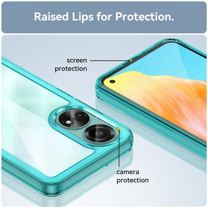 For Oppo A78 4G Case Scratch-resistant TPU+Acrylic Phone Shell Cover