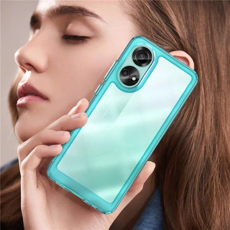 For Oppo A78 4G Case Scratch-resistant TPU+Acrylic Phone Shell Cover