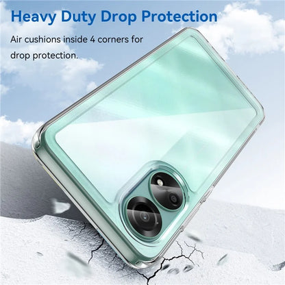 For Oppo A78 4G Case Scratch-resistant TPU+Acrylic Phone Shell Cover
