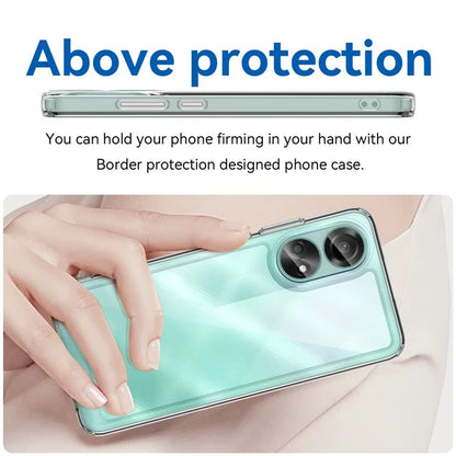 For Oppo A78 4G Case Scratch-resistant TPU+Acrylic Phone Shell Cover