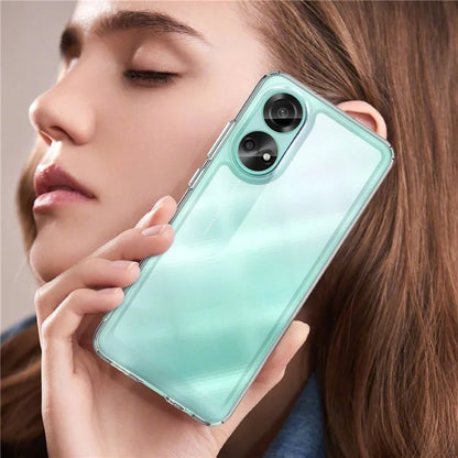 For Oppo A78 4G Case Scratch-resistant TPU+Acrylic Phone Shell Cover