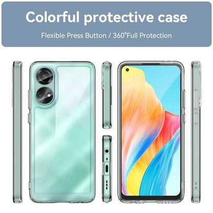 For Oppo A78 4G Case Scratch-resistant TPU+Acrylic Phone Shell Cover