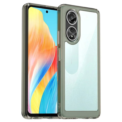 For Oppo A58 4G Case TPU+Acrylic Shockproof Anti-fall Protective Phone Cover