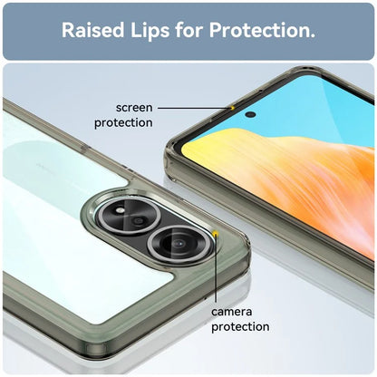 For Oppo A58 4G Case TPU+Acrylic Shockproof Anti-fall Protective Phone Cover