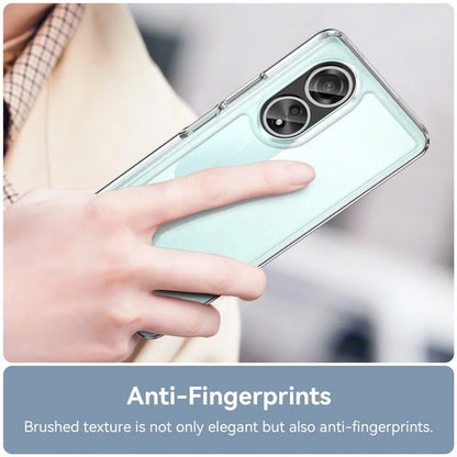 For Oppo A58 4G Case TPU+Acrylic Shockproof Anti-fall Protective Phone Cover