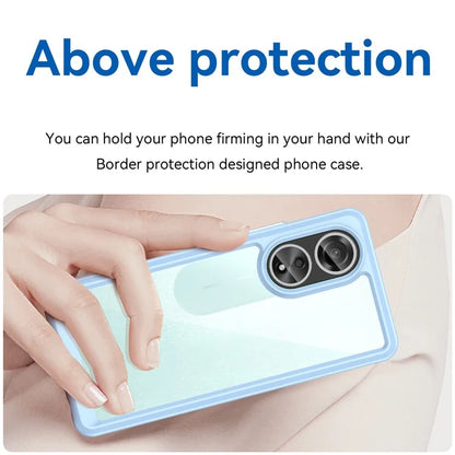 For Oppo A58 4G Case TPU+Acrylic Shockproof Anti-fall Protective Phone Cover