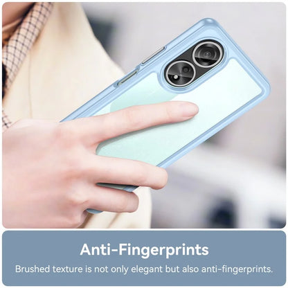 For Oppo A58 4G Case TPU+Acrylic Shockproof Anti-fall Protective Phone Cover