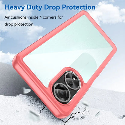 For Oppo A58 4G Case TPU+Acrylic Shockproof Anti-fall Protective Phone Cover