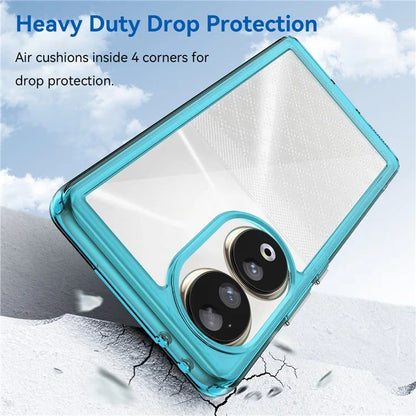 For Honor 80 5G Case TPU + Acrylic Drop-proof Smart Phone Back Cover
