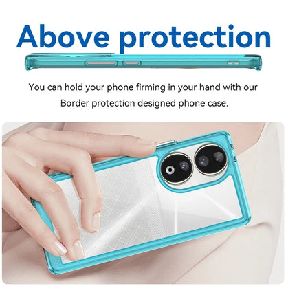 For Honor 80 5G Case TPU + Acrylic Drop-proof Smart Phone Back Cover