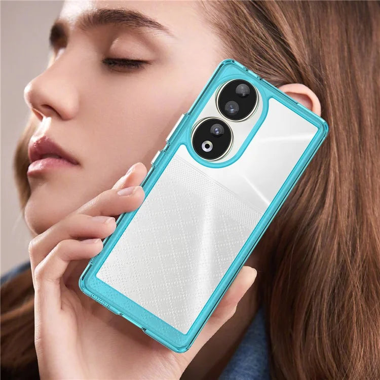 For Honor 80 5G Case TPU + Acrylic Drop-proof Smart Phone Back Cover