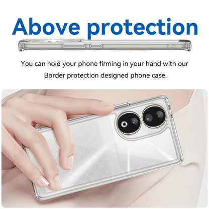 For Honor 80 5G Case TPU + Acrylic Drop-proof Smart Phone Back Cover