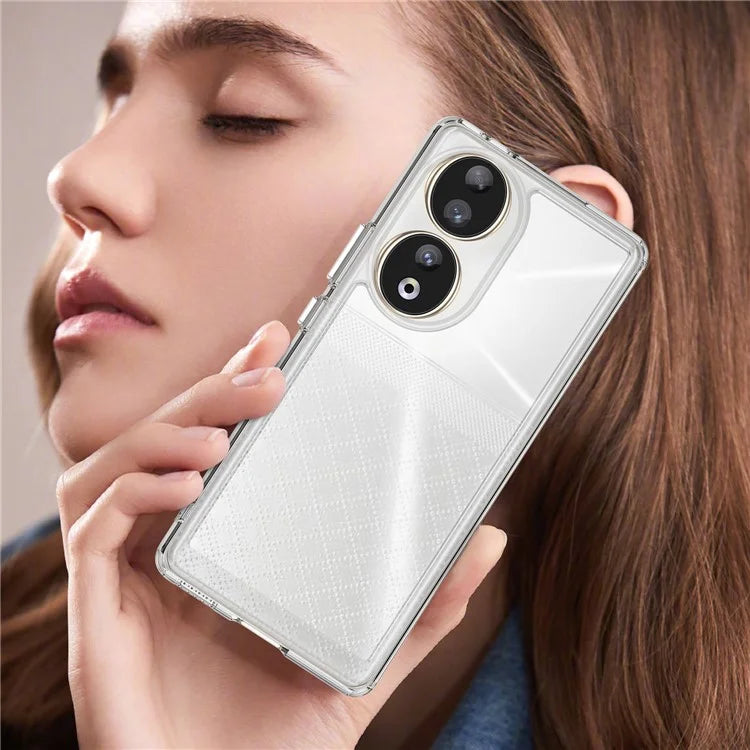 For Honor 80 5G Case TPU + Acrylic Drop-proof Smart Phone Back Cover