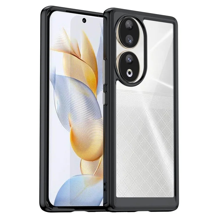For Honor 80 5G Case TPU + Acrylic Drop-proof Smart Phone Back Cover
