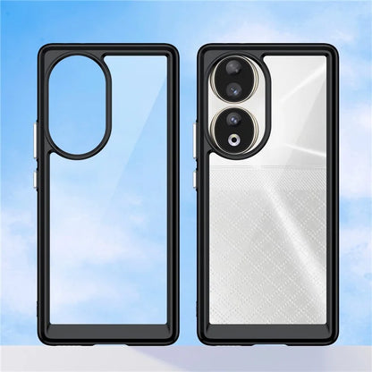 For Honor 80 5G Case TPU + Acrylic Drop-proof Smart Phone Back Cover