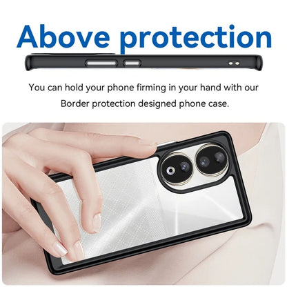 For Honor 80 5G Case TPU + Acrylic Drop-proof Smart Phone Back Cover
