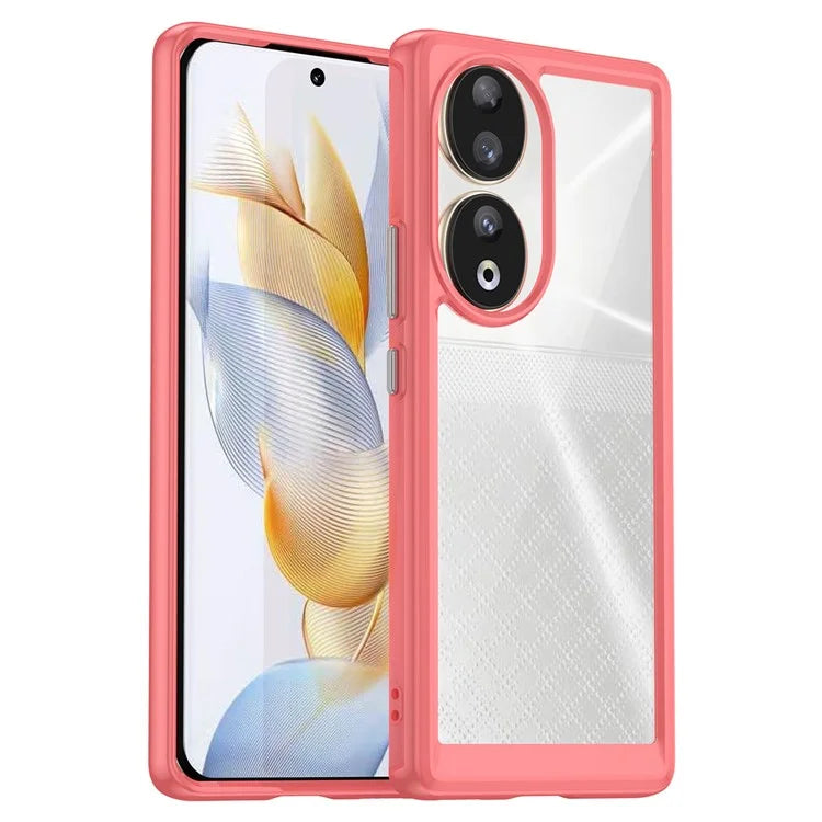 For Honor 80 5G Case TPU + Acrylic Drop-proof Smart Phone Back Cover