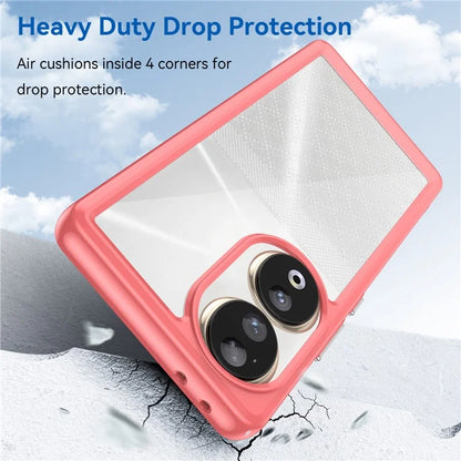 For Honor 80 5G Case TPU + Acrylic Drop-proof Smart Phone Back Cover