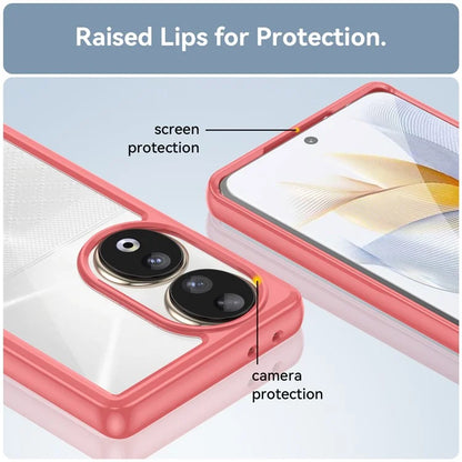 For Honor 80 5G Case TPU + Acrylic Drop-proof Smart Phone Back Cover