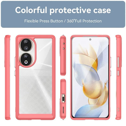 For Honor 80 5G Case TPU + Acrylic Drop-proof Smart Phone Back Cover