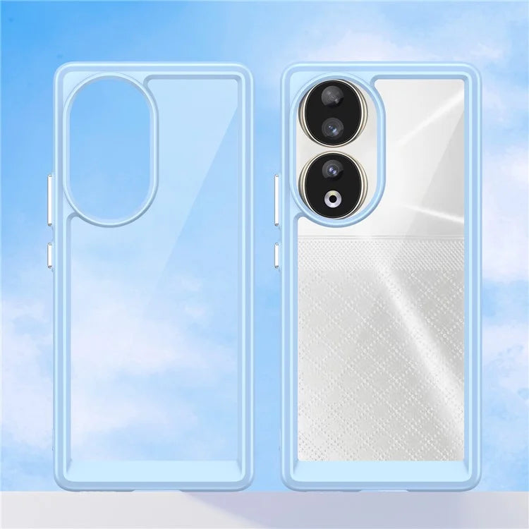 For Honor 80 5G Case TPU + Acrylic Drop-proof Smart Phone Back Cover