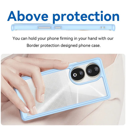 For Honor 80 5G Case TPU + Acrylic Drop-proof Smart Phone Back Cover