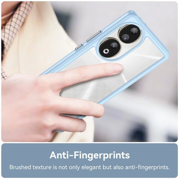 For Honor 80 5G Case TPU + Acrylic Drop-proof Smart Phone Back Cover