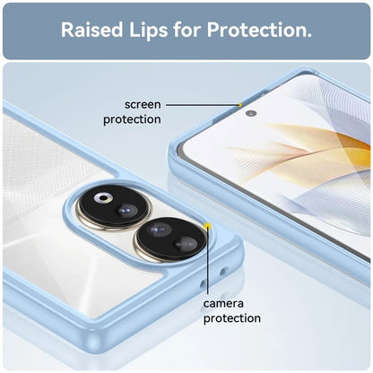 For Honor 80 5G Case TPU + Acrylic Drop-proof Smart Phone Back Cover