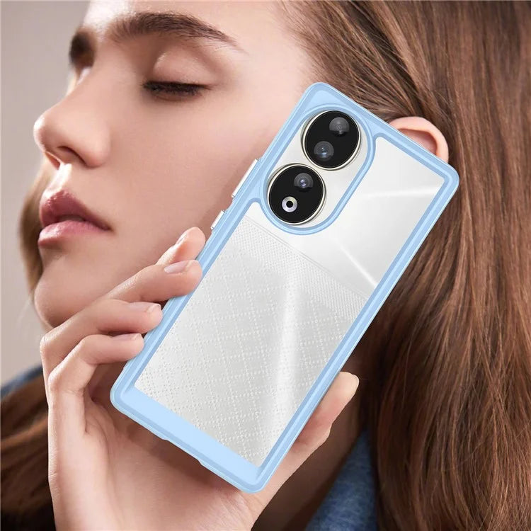For Honor 80 5G Case TPU + Acrylic Drop-proof Smart Phone Back Cover