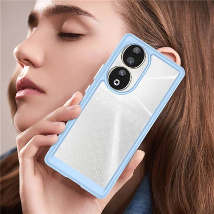 For Honor 80 5G Case TPU + Acrylic Drop-proof Smart Phone Back Cover