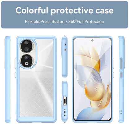 For Honor 80 5G Case TPU + Acrylic Drop-proof Smart Phone Back Cover