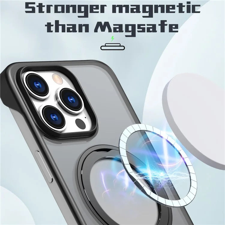 For iPhone 15 Pro Phone Case TPU+Acrylic Frameless Shockproof Cover