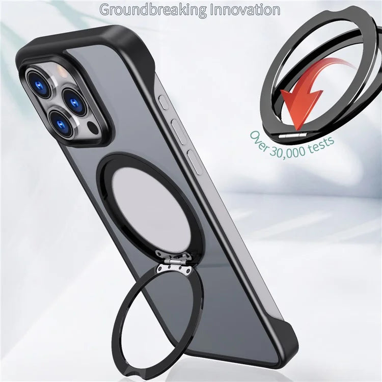 For iPhone 15 Pro Phone Case TPU+Acrylic Frameless Shockproof Cover