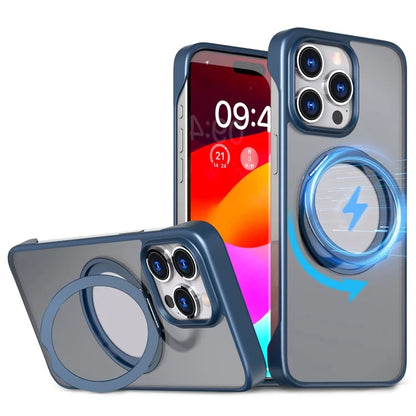 For iPhone 15 Pro Phone Case TPU+Acrylic Frameless Shockproof Cover