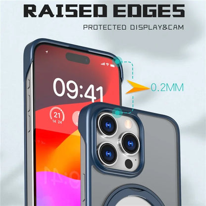 For iPhone 15 Pro Phone Case TPU+Acrylic Frameless Shockproof Cover