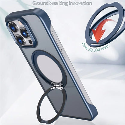 For iPhone 15 Pro Phone Case TPU+Acrylic Frameless Shockproof Cover
