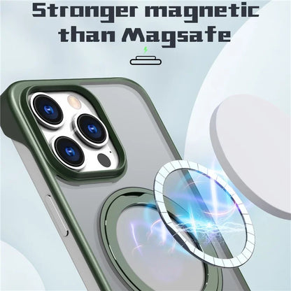 For iPhone 15 Pro Phone Case TPU+Acrylic Frameless Shockproof Cover