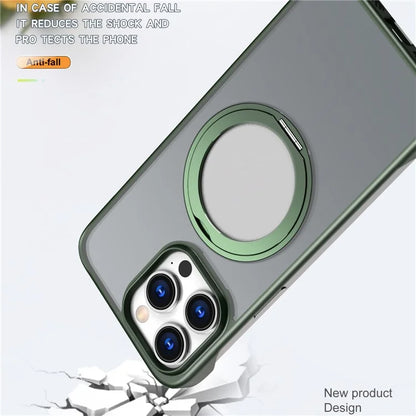 For iPhone 15 Pro Phone Case TPU+Acrylic Frameless Shockproof Cover