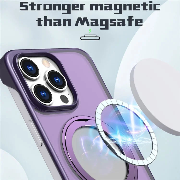 For iPhone 15 Pro Phone Case TPU+Acrylic Frameless Shockproof Cover