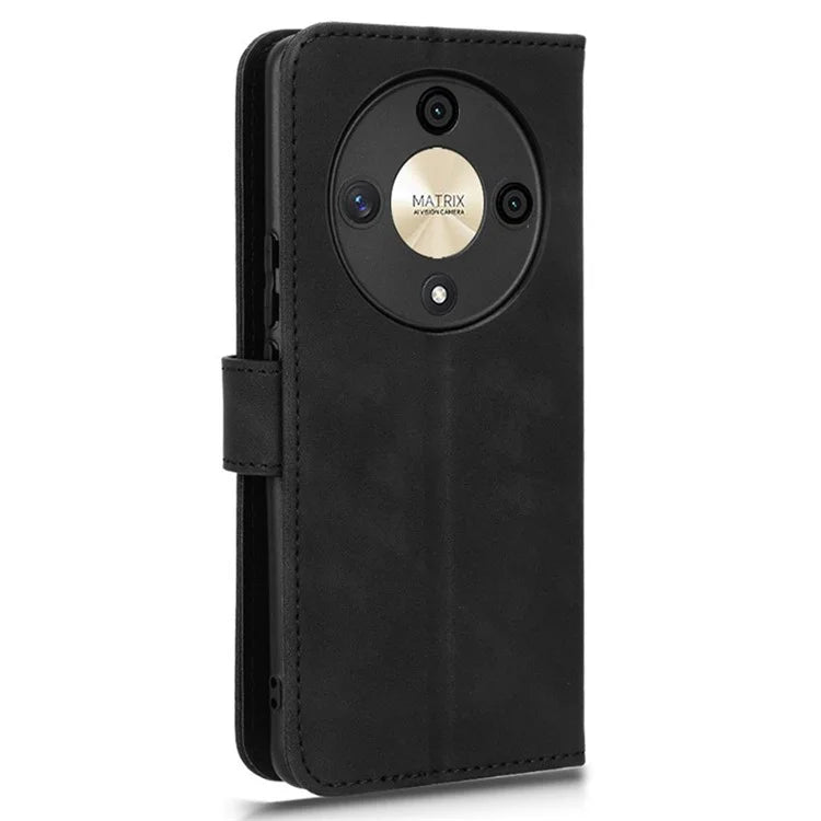 For Honor X9b 5G / Magic6 Lite 5G Case Skin-touch PU Leather Stand Wallet Cover