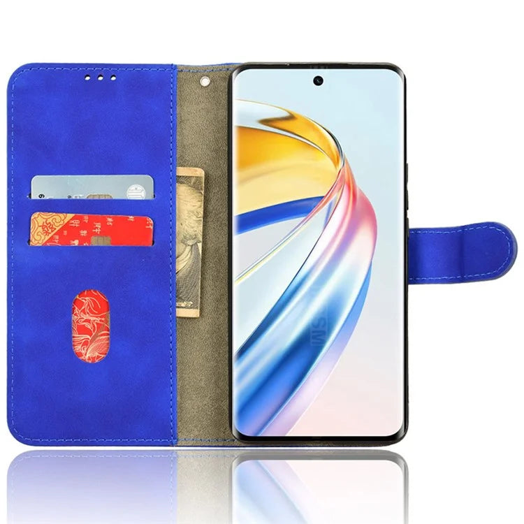 For Honor X9b 5G / Magic6 Lite 5G Case Skin-touch PU Leather Stand Wallet Cover
