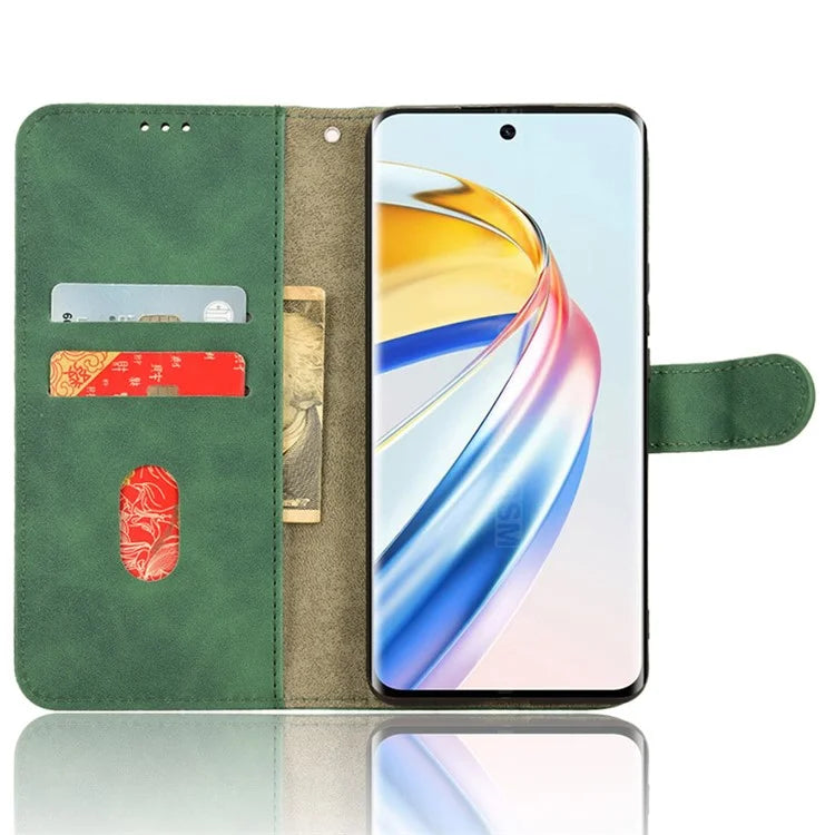 For Honor X9b 5G / Magic6 Lite 5G Case Skin-touch PU Leather Stand Wallet Cover